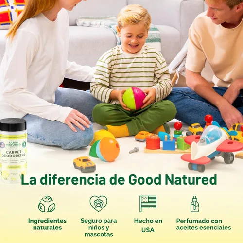 Miniatura 2 de Good Natured Brand Ambientador y desodorante en polvo para alfombras Eliminador de olores de mascotas de 16 onzas para olores fuertes y orina
