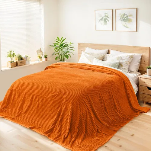 Miniatura 70 de Vessia - Manta de forro polar de franela (50x70 pulgadas), manta 3D de jacquard negra, esponjosa y cálida para sofá, sillón, cama, silla, 300GSM