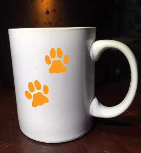 Miniatura 4 de Calcomanía de vinilo con estampado de huellas de gato para automóvil, ventana, portátil, taza, 18 unidades, tamaño real de la huella de gato