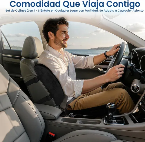 Miniatura 5 de CloudBliss Cojín de asiento, cojín para silla de oficina, cojines de asiento de automóvil, almohada de apoyo lumbar para silla de oficina, almohada