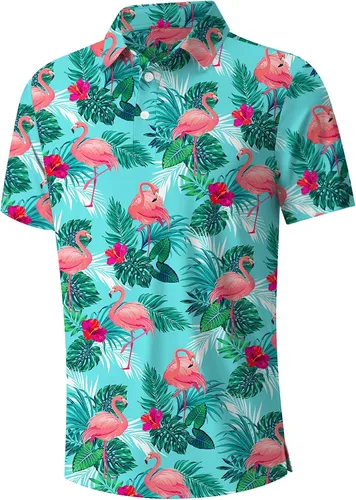 NITAGUT Camisas de golf para hombre, camiseta polo de manga corta que absorbe la humedad