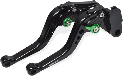 Miniatura 15 de Palanca de freno corta Palanca de embrague compatible con YAMAHA Fazer FZ-1 FZ-8 FZ-6 FZ-6R FZS600, aleación de aluminio CNC fabricada (negro)