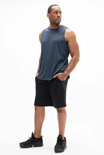 Miniatura 3 de DEVOPS Paquete de 2 pantalones cortos de gimnasio de entrenamiento de ajuste holgado de 10 pulgadas con bolsillos para hombre