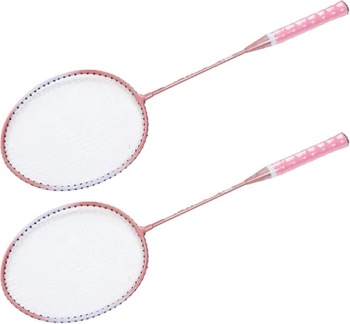 Miniatura 4 de Raqueta de bádminton, marco en forma de T, agarre antideslizante, raqueta profesional para principiantes, estudiantes, entrenamiento, escuela