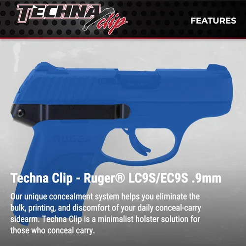 Miniatura 2 de Techna Clip Conceal Carry Belt Clip 2-Negro