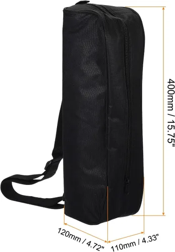 Miniatura 2 de PATIKIL Bolsa de transporte para trípode de 16 x 4 x 5 pulgadas, bolsa de transporte acolchada de nailon con correa para el hombro para trípodes
