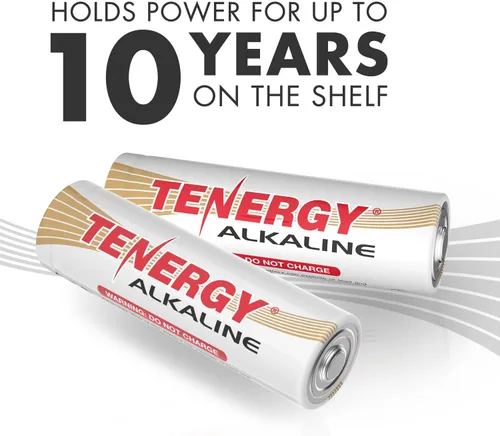 Miniatura 5 de Tenergy Batería alcalina AA de 1.5 V no recargable para relojes, controles remotos, juguetes y dispositivos electrónicos, pilas AA de repuesto, 24