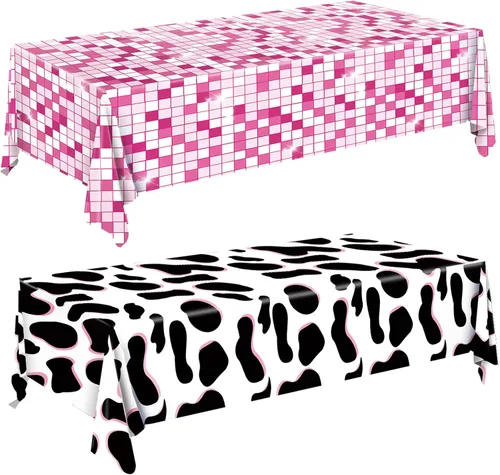 Miniatura 12 de Miucat Mantel de béisbol de 3 piezas, mantel de mesa y decoración de fiesta, mantel de plástico desechable, rectangular para juegos de béisbol