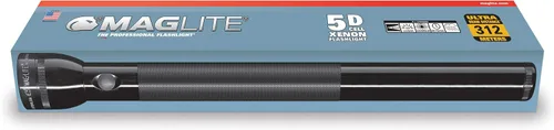 Miniatura 25 de MagLite, Linterna resistente incandescente de 2-células D en caja expositora