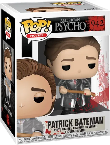 Miniatura 2 de POP American Psycho - Figura de vinilo de Patrick Bateman Funko (paquete con funda protectora de caja compatible), multicolor, 3.75 pulgadas