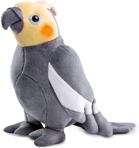 Miniatura 9 de Tiny Heart Cockatiel - Juguete de peluche amarillo de 7 pulgadas, súper suave, realista, loro de peluche, lindo animal de peluche para niños