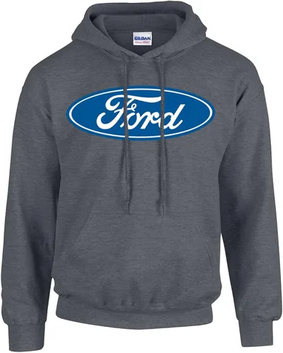 Ford - Sudadera con capucha ovalada con diseño de logotipo de Ford MotorCompany para entusiastas del automóvil sudadera clásica retro