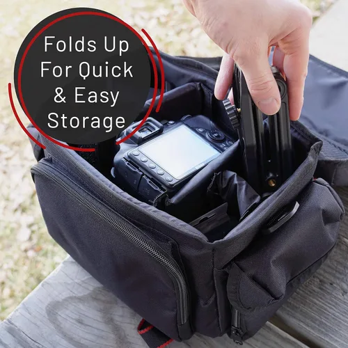 Miniatura 7 de GENS Agarre estabilizador de cámara de mano – Mango universal en forma de U que funciona con cámaras DSLR, sin espejo y de video con inserto roscado