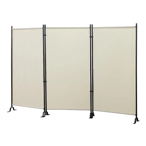 Productos Proman FS17067 Galaxy - Divisor de habitación para interior/exterior (3 paneles), 102” de ancho x 16” de profundidad x 71” de alto Beige