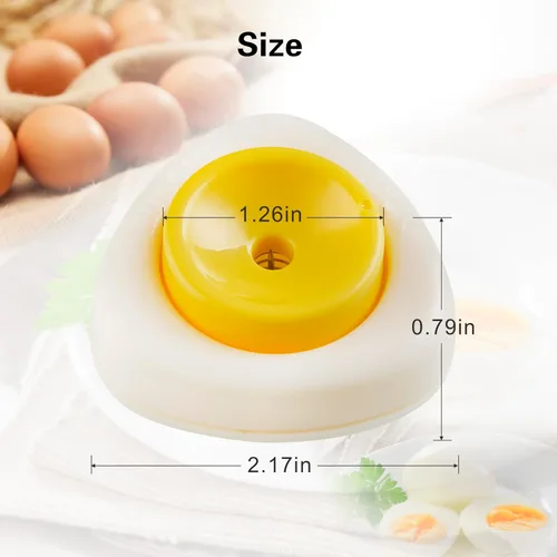 Miniatura 2 de Perforadores de huevos para huevos crudos, herramientas separadoras de huevos para póquer de huevos, herramientas separadoras de huevos para Amarillo