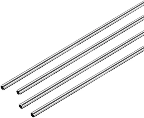 Miniatura 5 de uxcell Tubo redondo de acero inoxidable 304 0.079 in OD 0.012 in espesor de pared 9.843 in longitud tubo recto sin costura 4 piezas