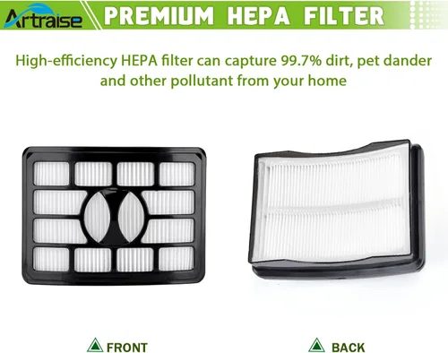 Miniatura 4 de Artraise Filtro de vacío de repuesto para Shark Rotator Pro Lift-away NV500 NV501 NV502 NV505 NV520 NV552 UV560 NV642 ZU780 ZU782 ZU785, repuesto