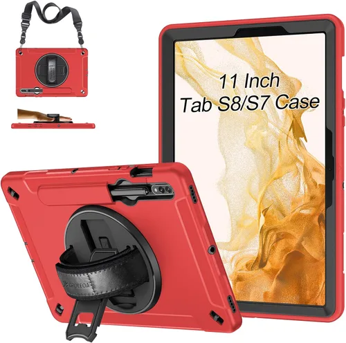 Miniatura 22 de Funda para Galaxy Tab S6 Lite de 10.4 pulgadas 2024/2022/2020: funda de TPU de grado militar a prueba de golpes con protector de pantalla - soporte