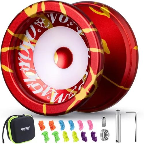 Miniatura 10 de MAGICYOYO Yoyo Profesional Responsivo para Niños de 8-12, V6 Locus Yo Yo de Doble Función para Adultos, Yo-yo de Truco de Giro con el Dedo