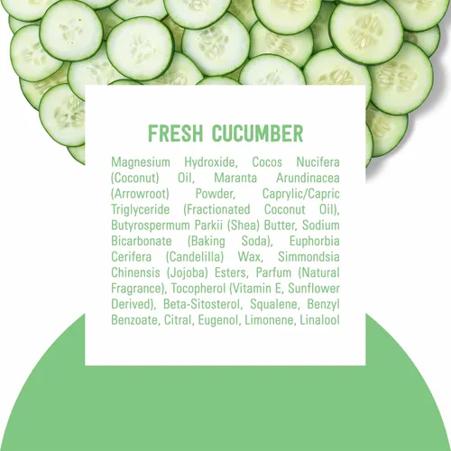 Miniatura 8 de Schmidt's Desodorante vegano sin aluminio, pepino fresco para mujeres y hombres, con protección contra olores las 24 horas, ingredientes naturales