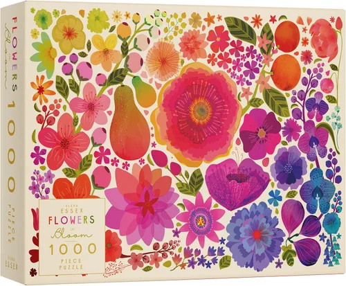 Elena Essex Rompecabezas de 1000 piezas para adultos – Flores en flor | Rompecabezas para adultos de 1000 piezas | Colorido rompecabezas floral