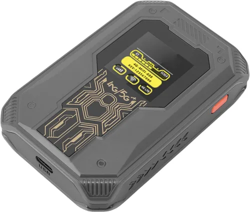 Miniatura 4 de Estink Hotspot WiFi móvil 4G con visualización de tiempo, enrutador portátil con ranura para tarjeta SIM 300Mbps conectividad inalámbrica