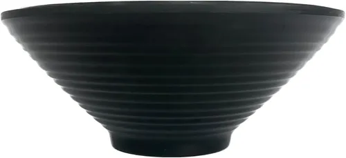Miniatura 2 de Juego de cuencos redondos de melamina para ramen japonés Vietnam Pho fideos para sopa, negro, 5.5 pulgadas, 7 pulgadas, 8 pulgadas, 9 pulgadas