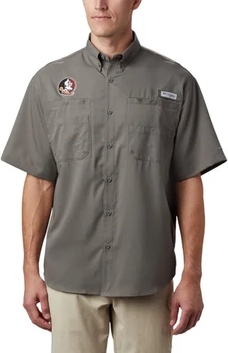 Miniatura 18 de Columbia NCAA Camisa Tamiami de Manga Corta para Hombre Universitaria Tallas Grandes y Altas Fla - Azul