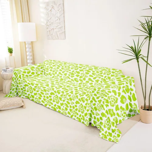Miniatura 2 de Erosebridal Funda protectora para sofá, diseño de vaca lechera, diseño de vaca verde manzana, funda acolchada para sofá de animales occidentales