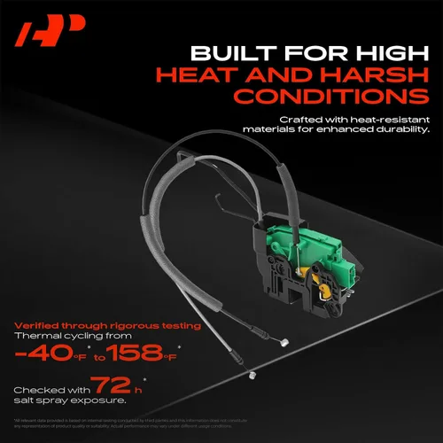 Miniatura 4 de A-Premium Actuador de bloqueo de puerta delantera izquierda del lado del conductor compatible con Hyundai Accent 2012-2017, conector de 5 pines