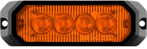 Miniatura 2 de GG Grand General Luz estroboscópica LED ámbar/ámbar 81800 (rectángulo de 4 pulgadas 4, 14 modos, 9 ~ 36 V)