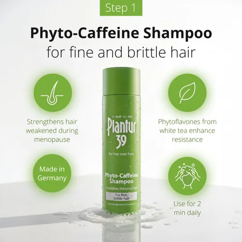 Miniatura 2 de Plantur 39 Paquete de champú y acondicionador para cabello fino y quebradizo I promueve el crecimiento natural del cabello I Champú de fórmula I