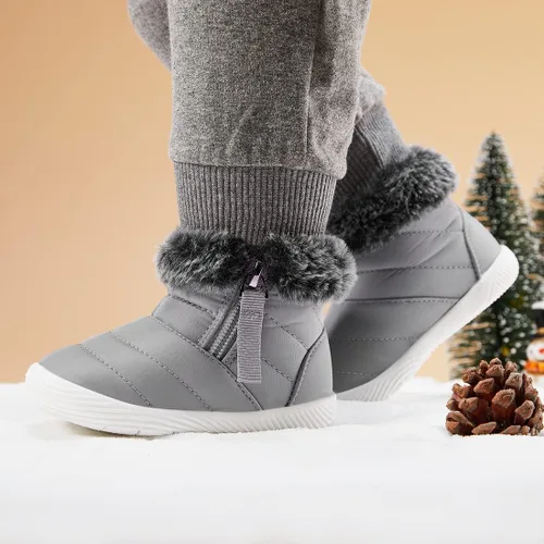 Miniatura 3 de BMCiTYBM Botas de nieve impermeables para bebé niño y niña, botines cálidos de invierno, antideslizantes, ligeros, zapatos al aire libre