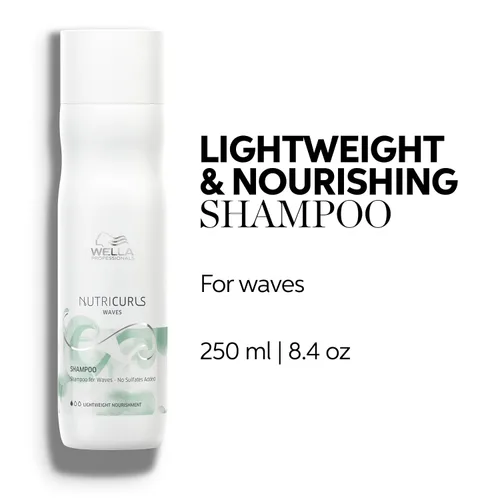 Miniatura 2 de WELLA PROFESSIONALS Nutricurls Champú para Ondas Formulado con Complejo Nutritivo Nutricurls Nutricurls Nutrir y Define Sin Sulfatos