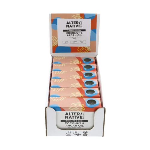 Miniatura 2 de Alter Native Natural Coconut & Argan - Barra de champú de glicerina de 3.15 onzas