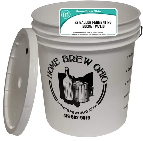Miniatura 2 de Home Brew Ohio Cubo de fermentación de 7.9 galones con tapa con ojales