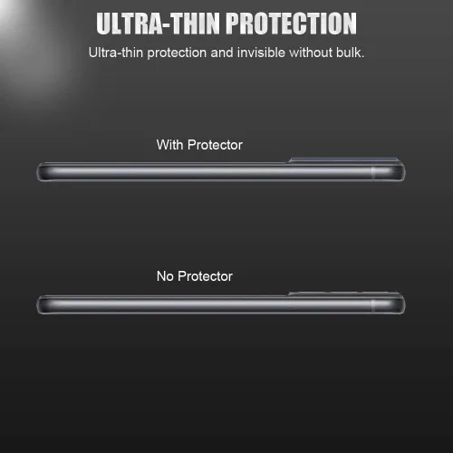 Miniatura 6 de Paquete de 3 protectores de lente de cámara de vidrio templado para Samsung Galaxy S21 FE 5G, no afecta el flash