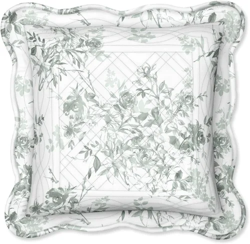 Miniatura 61 de BrylaneHome Almohada cuadrada Florence - Flor antigua
