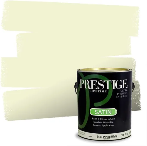 Miniatura 178 de PRESTIGE Pinturas Pintura interior e imprimación en uno, 1 galón, cáscara de huevo, aventura