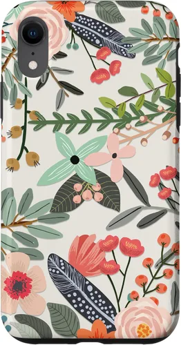 Miniatura 24 de Funda con diseño floral botánico de jardín colorido para iPhone 14