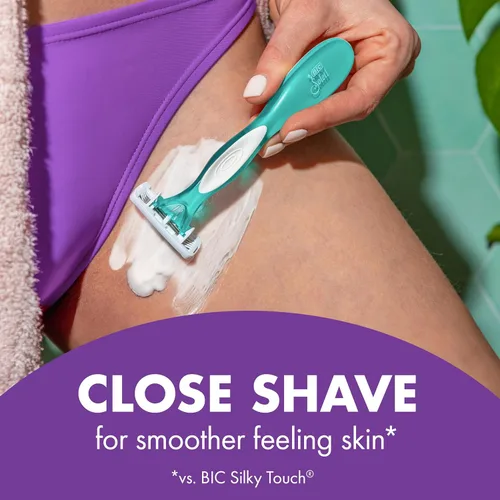 Miniatura 7 de BIC Soleil 4 Escape - Maquinillas de afeitar desechables para mujer con 4 cuchillas, afeitado cómodo, mango perfumado lavanda y eucalipto
