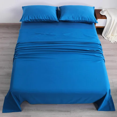 Miniatura 2 de NTBAY Juego de sábanas de 3 piezas, 100% microfibra tamaño individual, 1800 hilos, súper suave y acogedor, resistente a las arrugas, a la Azul real