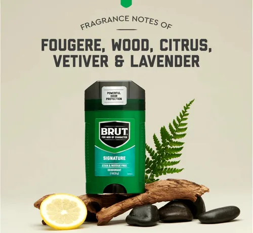 Miniatura 5 de Brut Desodorante Signature Fragancia 2.7 oz / 76 g (Paquete de 6)