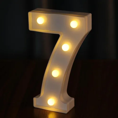 Miniatura 17 de Letras Iluminadas, Luces de Letras LED 26 del Alfabeto, Letra Iluminada Decorativa, Letras de Marquesina LED que Funcionan con Pilas para Fiesta