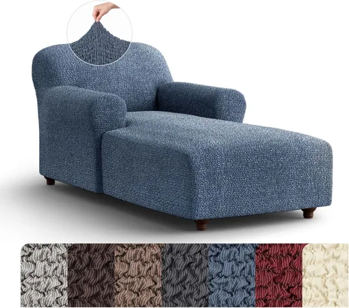 PAULATO BY GA.I.CO. Funda para muebles, sillón, sofá, desmontable elástica de doble vía - Hecha en Italia - Colección Mille Righe