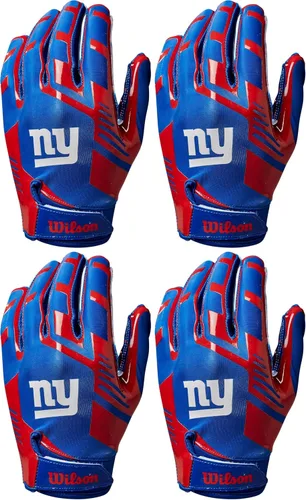 Miniatura 55 de Wilson NFL - Guantes de fútbol americano con ajuste elástico, tallas para jóvenes y adultos