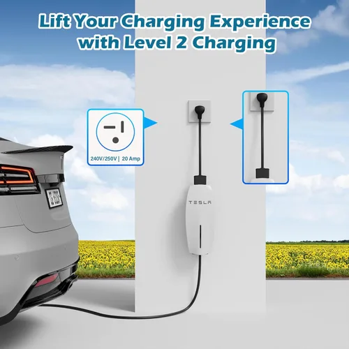 Miniatura 6 de HiFind Adaptador NEMA 6-20 para cargador móvil Tesla Gen 2 de 1 pie, conecta el cargador portátil Tesla a una toma de 6-20P, 240 V 20 A