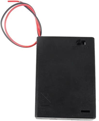 Soporte de batería AAA para módulo láser con cable La caja del soporte de baterías se puede mover (pilas no incluidas)(S063-Soporte de batería-1