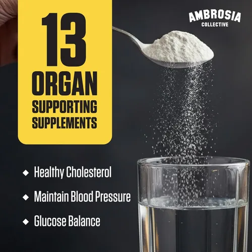 Miniatura 2 de Ambrosia Nektar - Superalimento en polvo Suplemento diario de apoyo de órganos Alternativa a polvos verdes 13 superalimentos para energía