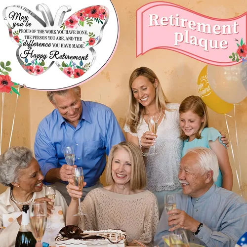 Miniatura 7 de Chunful Regalos Felices de Jubilación para Mujeres y Hombres Que Te Enorgullezca Recuerdo y Pisapapeles Placa de Jubilación Inspiradora Regalos
